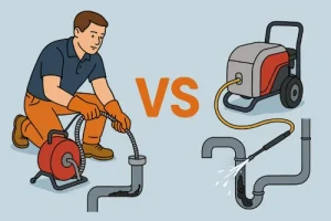لوله بازکنی با فنر بهتره یا دستگاه واترجت؟ مزایا و معایب