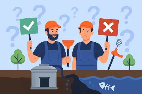 10 باور غلط درباره لوله‌بازکنی و تخلیه چاه