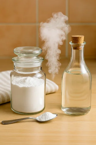 چرا نباید سرکه و جوش شیرین را با هم استفاده کرد؟